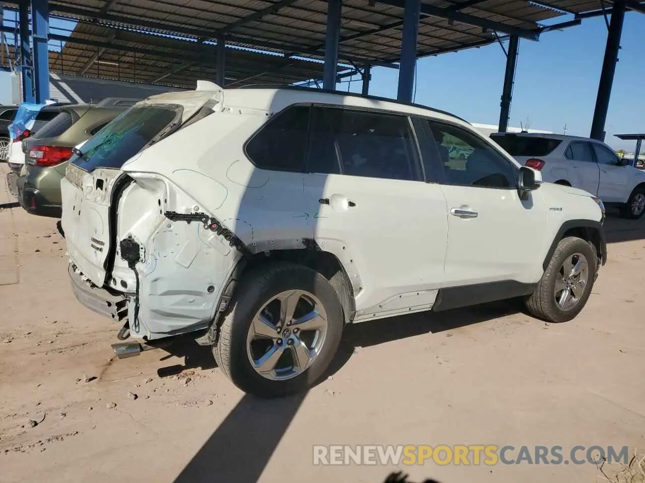 3 fotografías del automóvil dañado JTMDWRFVXKD510911 TOYOTA RAV4 2019