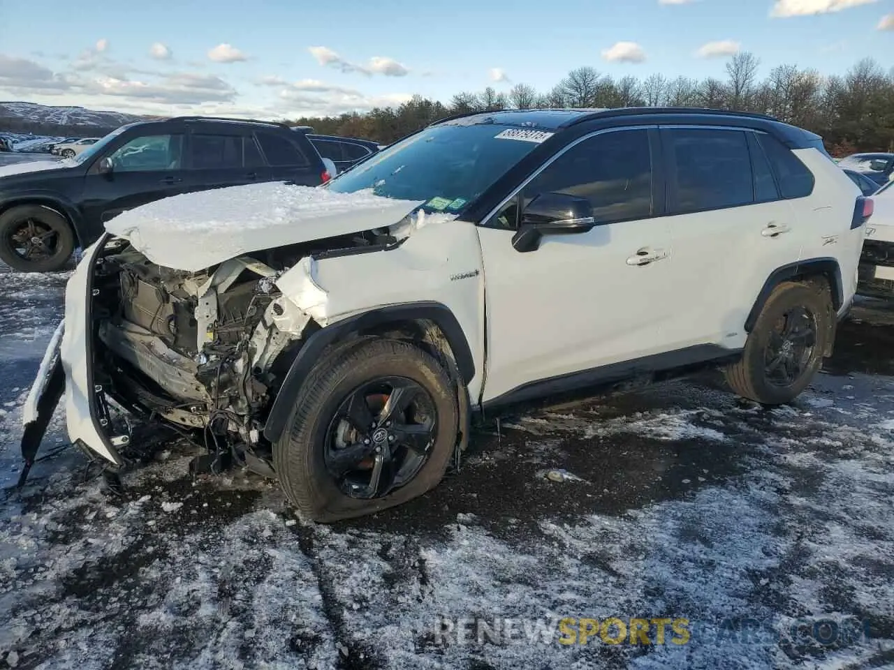 1 fotografías del automóvil dañado JTMEWRFV1KJ023859 TOYOTA RAV4 2019