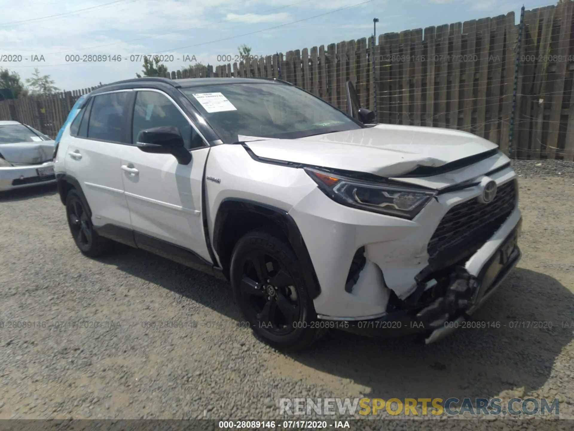 1 fotografías del automóvil dañado JTMEWRFV1KJ024039 TOYOTA RAV4 2019