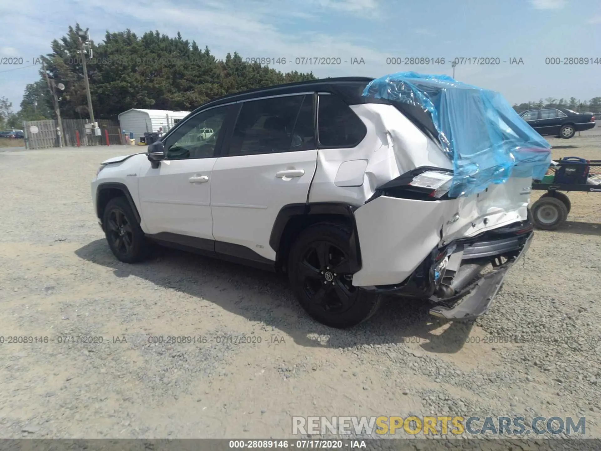 3 fotografías del automóvil dañado JTMEWRFV1KJ024039 TOYOTA RAV4 2019