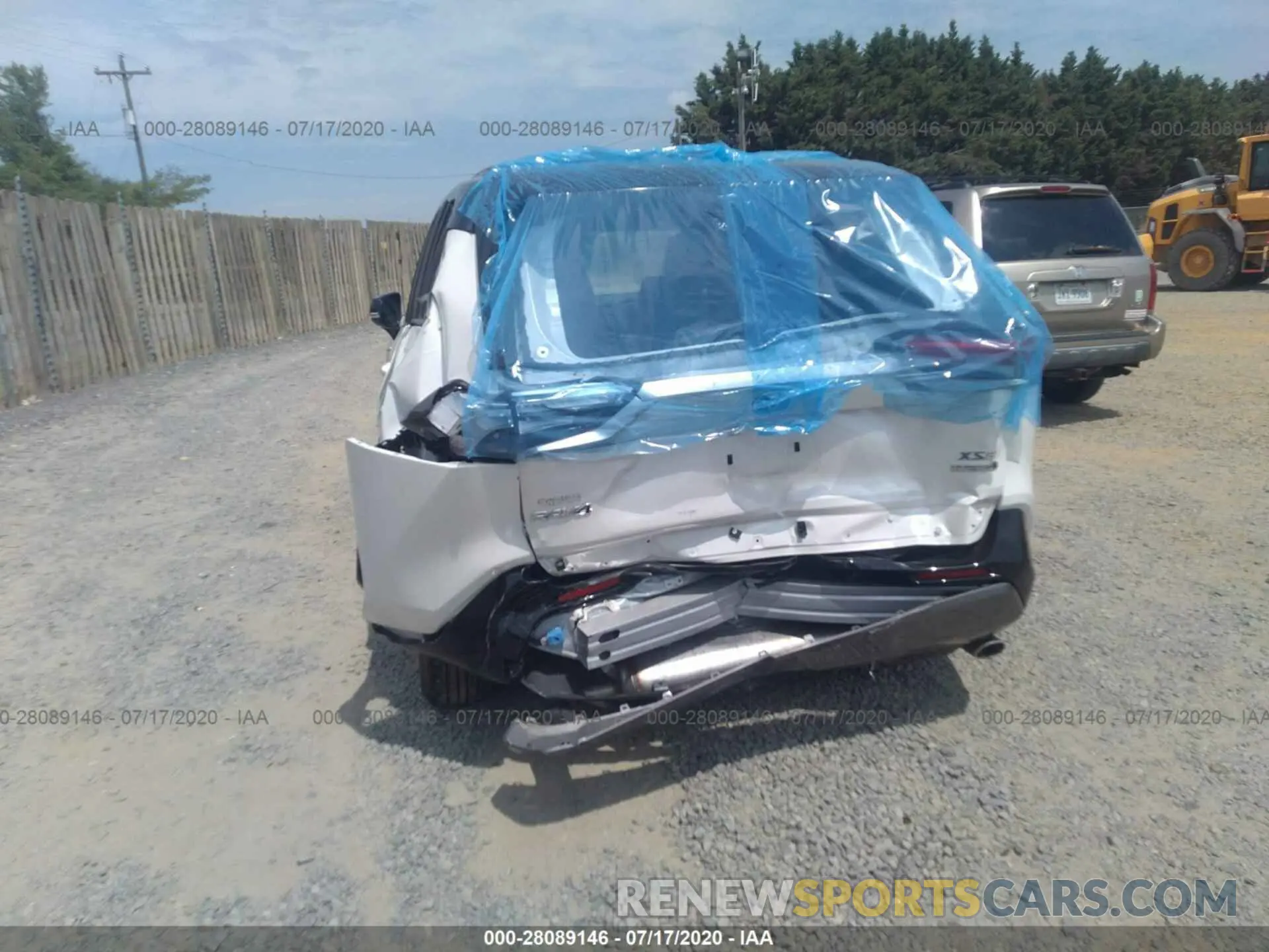 6 fotografías del automóvil dañado JTMEWRFV1KJ024039 TOYOTA RAV4 2019