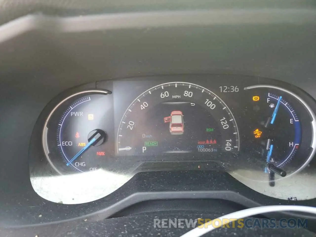 9 fotografías del automóvil dañado JTMEWRFV2KJ009355 TOYOTA RAV4 2019