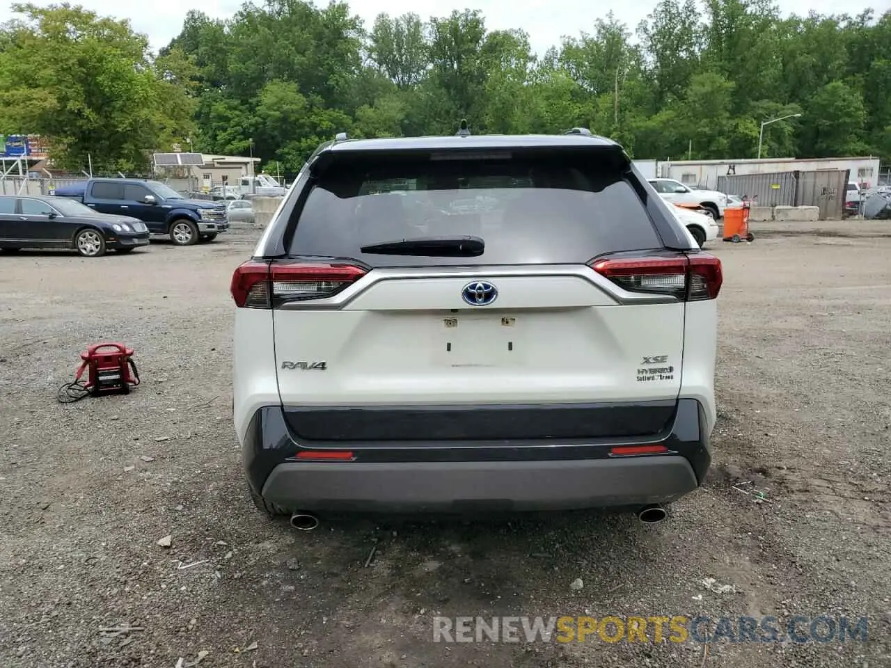 6 fotografías del automóvil dañado JTMEWRFV4KJ004433 TOYOTA RAV4 2019