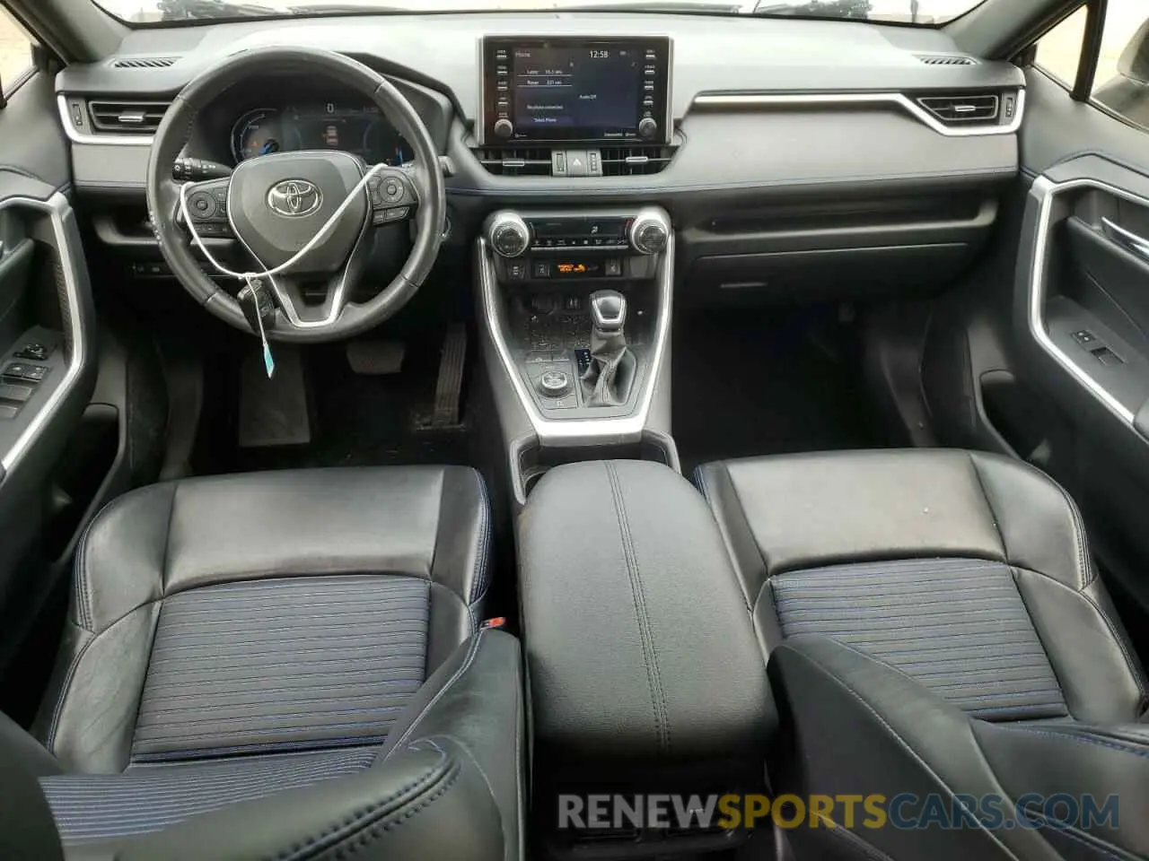 8 fotografías del automóvil dañado JTMEWRFV4KJ004433 TOYOTA RAV4 2019
