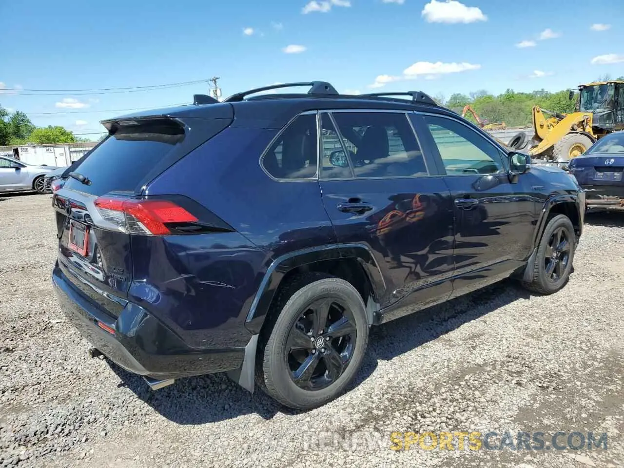 3 fotografías del automóvil dañado JTMEWRFV5KD514272 TOYOTA RAV4 2019
