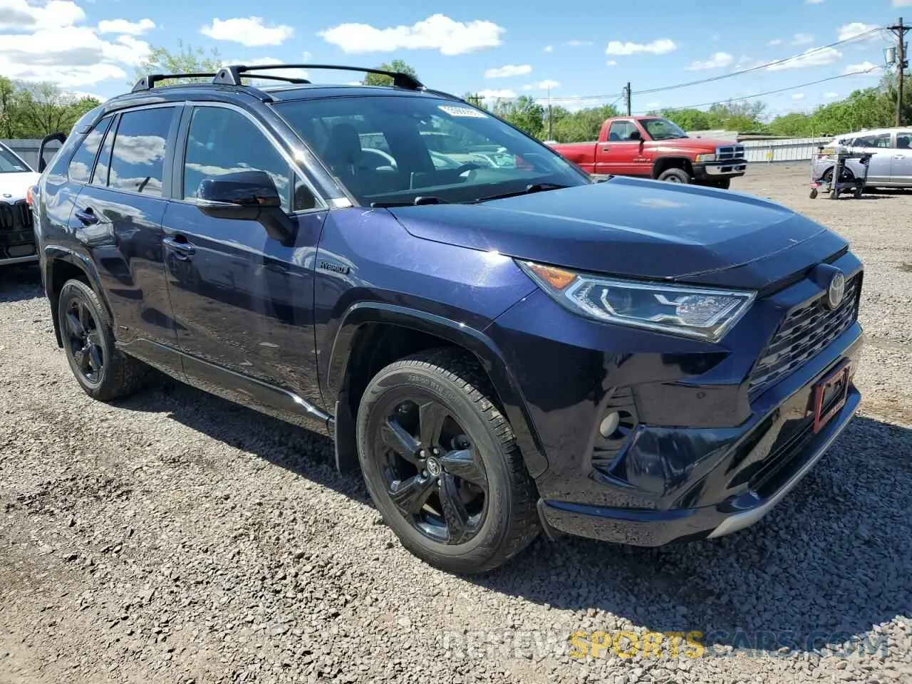 4 fotografías del automóvil dañado JTMEWRFV5KD514272 TOYOTA RAV4 2019