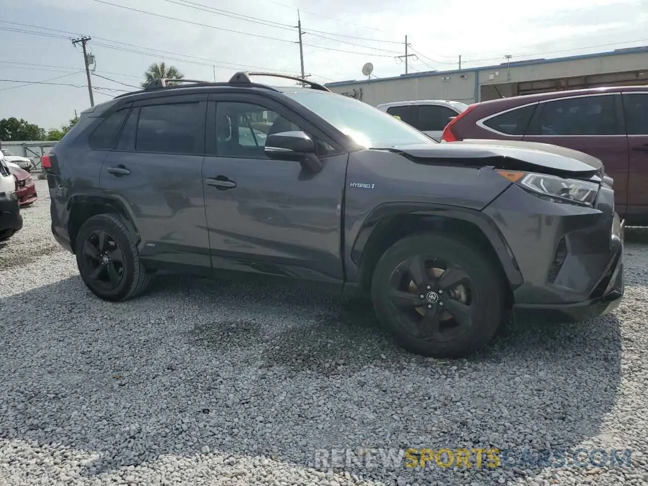 4 fotografías del automóvil dañado JTMEWRFV6KJ025154 TOYOTA RAV4 2019