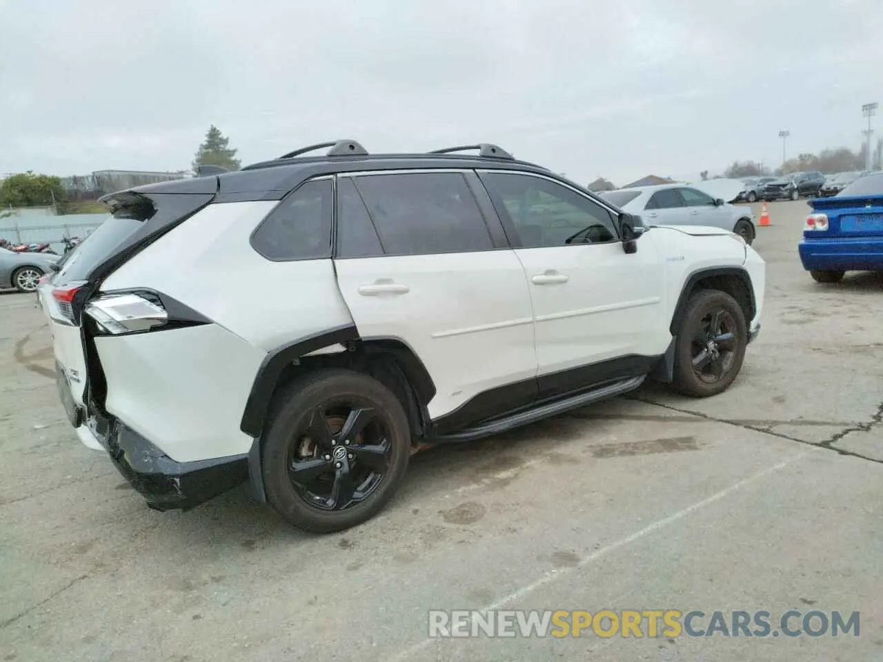3 fotografías del automóvil dañado JTMEWRFV7KJ009948 TOYOTA RAV4 2019