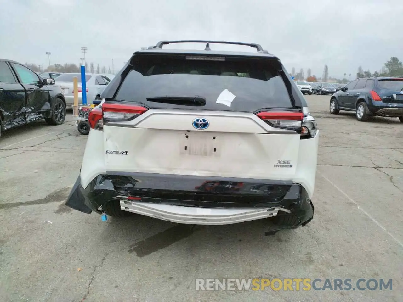 6 fotografías del automóvil dañado JTMEWRFV7KJ009948 TOYOTA RAV4 2019