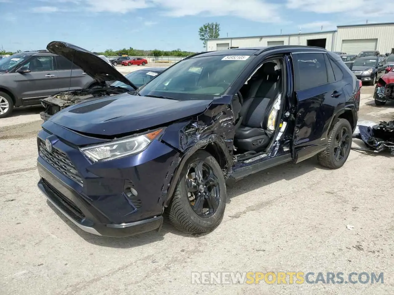 1 fotografías del automóvil dañado JTMEWRFV8KD520292 TOYOTA RAV4 2019