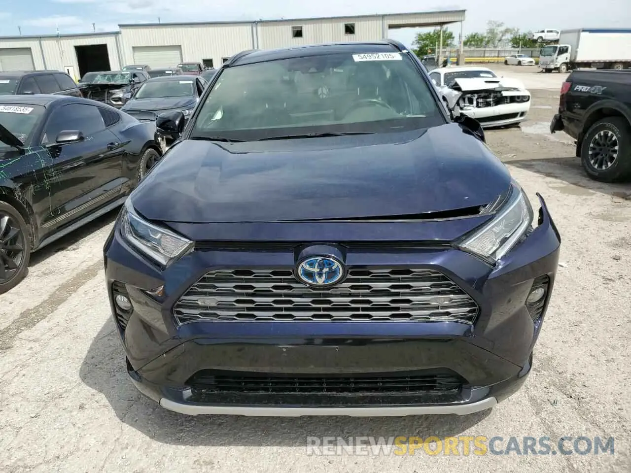 5 fotografías del automóvil dañado JTMEWRFV8KD520292 TOYOTA RAV4 2019