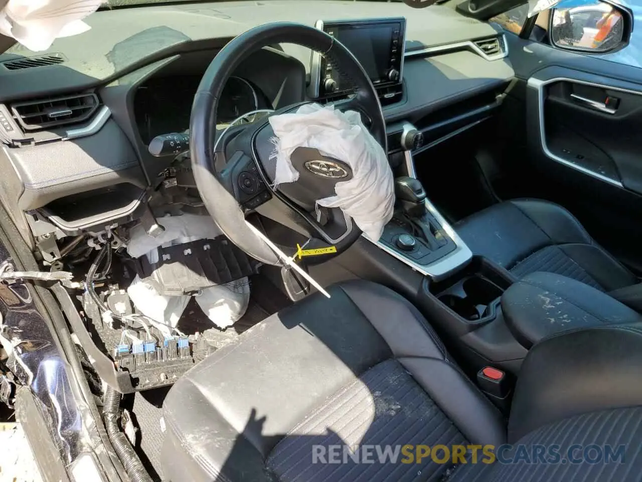 8 fotografías del automóvil dañado JTMEWRFV8KD520292 TOYOTA RAV4 2019