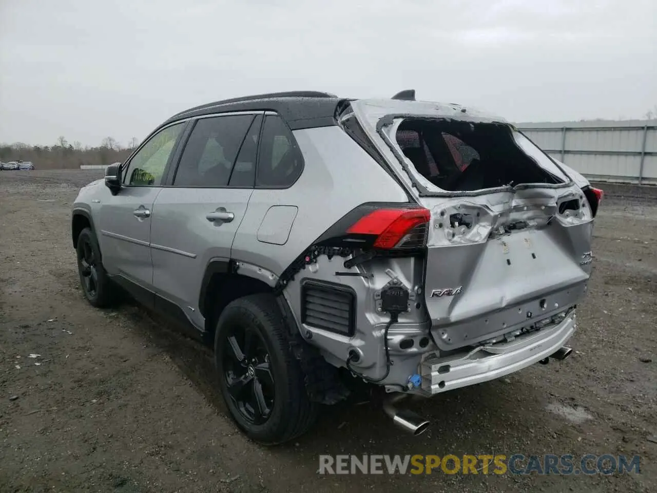 3 fotografías del automóvil dañado JTMEWRFV8KJ009781 TOYOTA RAV4 2019