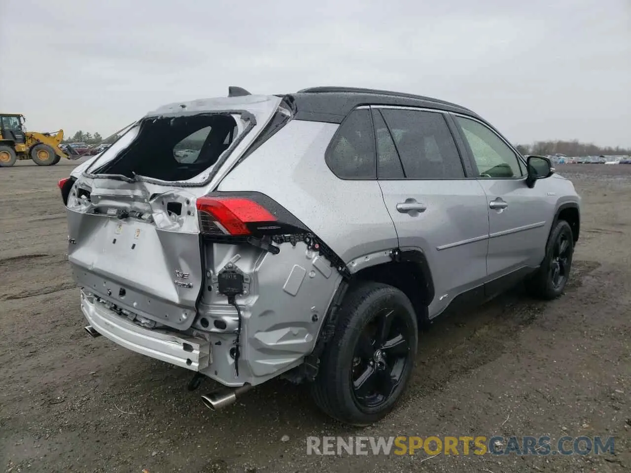 4 fotografías del automóvil dañado JTMEWRFV8KJ009781 TOYOTA RAV4 2019
