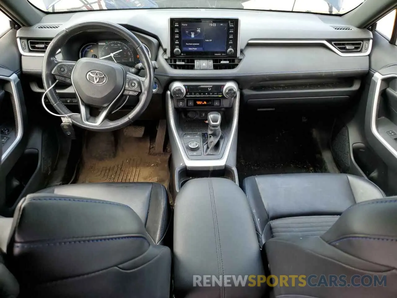 8 fotografías del automóvil dañado JTMEWRFV8KJ015824 TOYOTA RAV4 2019