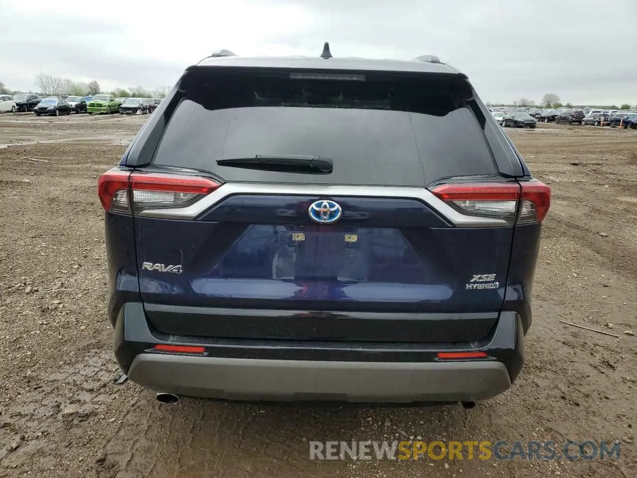 6 fotografías del automóvil dañado JTMEWRFV9KJ004900 TOYOTA RAV4 2019