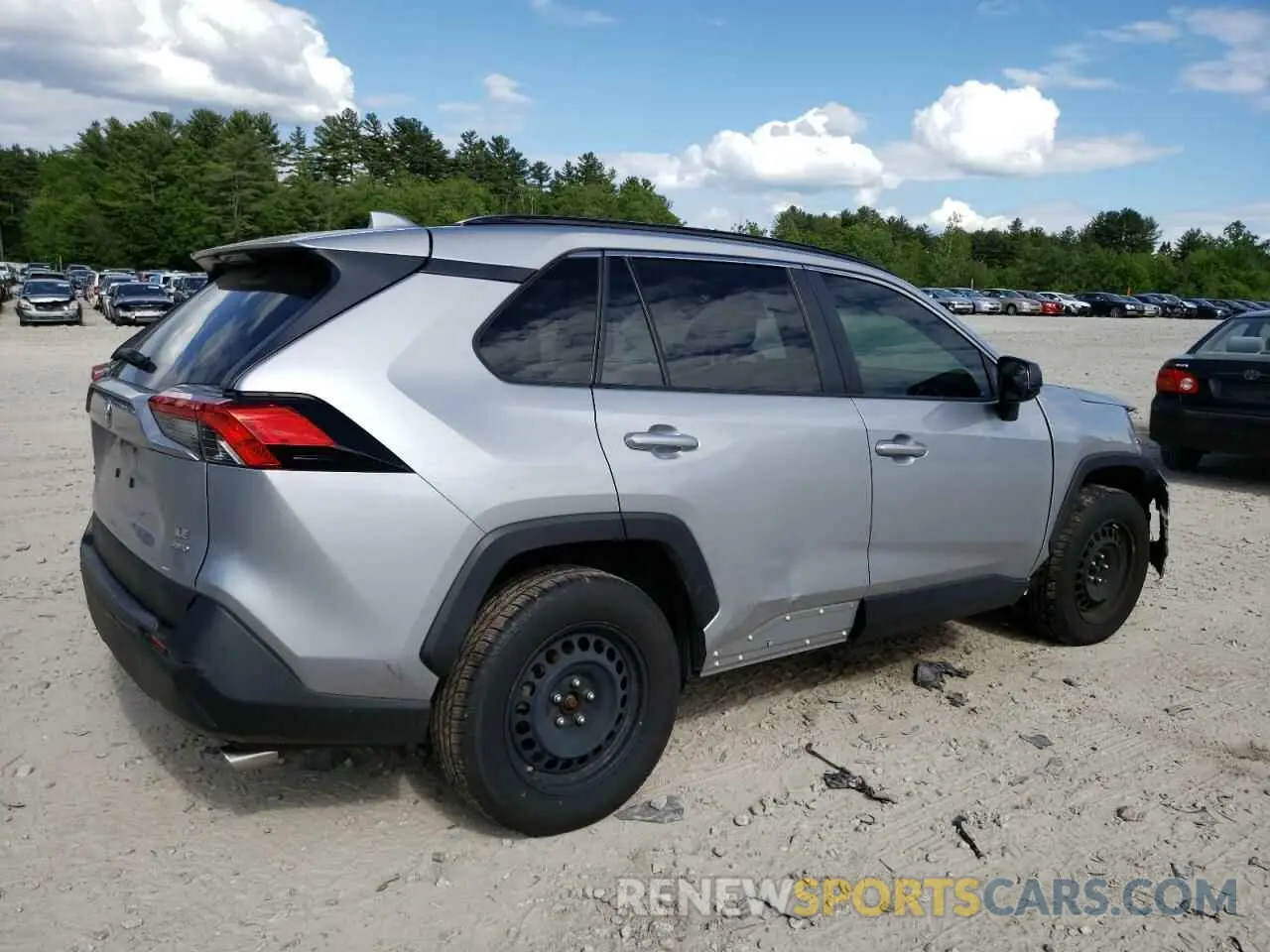 3 fotografías del automóvil dañado JTMF1RFV0KD031839 TOYOTA RAV4 2019