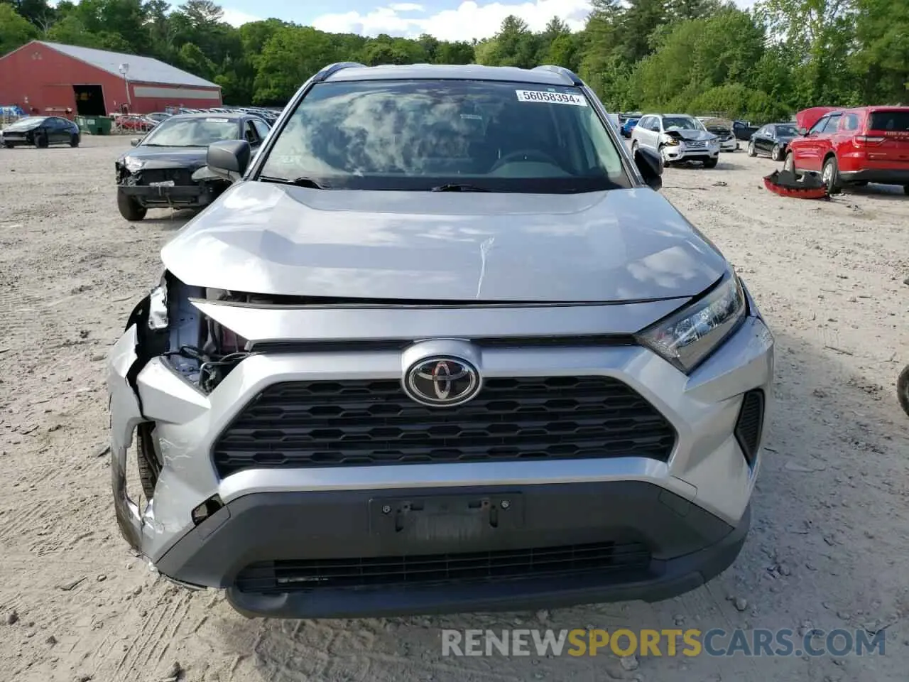 5 fotografías del automóvil dañado JTMF1RFV0KD031839 TOYOTA RAV4 2019