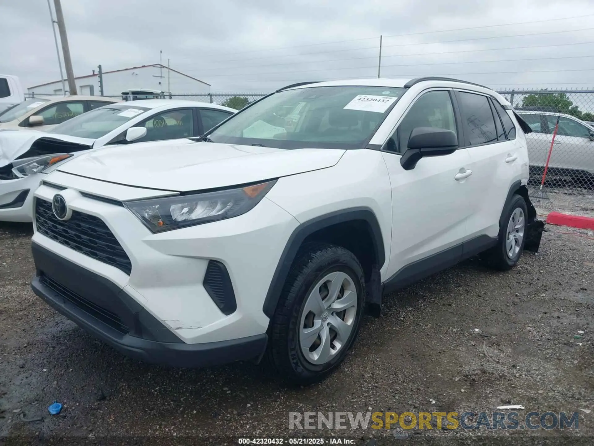 2 fotografías del automóvil dañado JTMF1RFV0KD517535 TOYOTA RAV4 2019