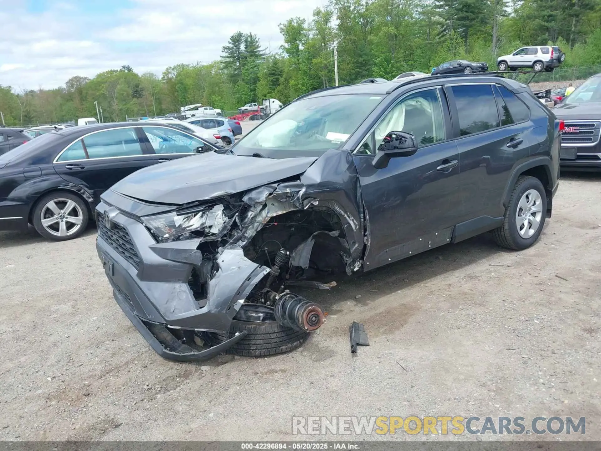 2 fotografías del automóvil dañado JTMF1RFV3KD033374 TOYOTA RAV4 2019
