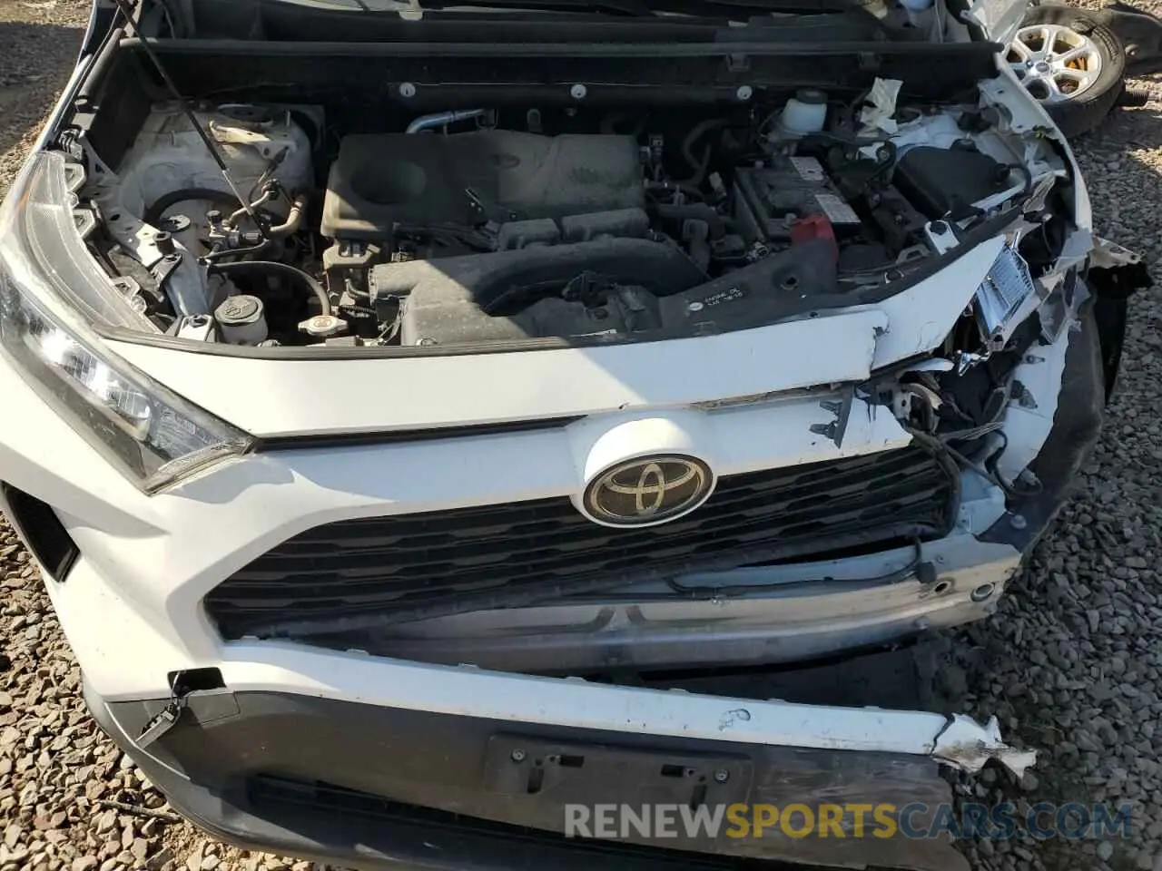 12 fotografías del automóvil dañado JTMF1RFV4KD022710 TOYOTA RAV4 2019