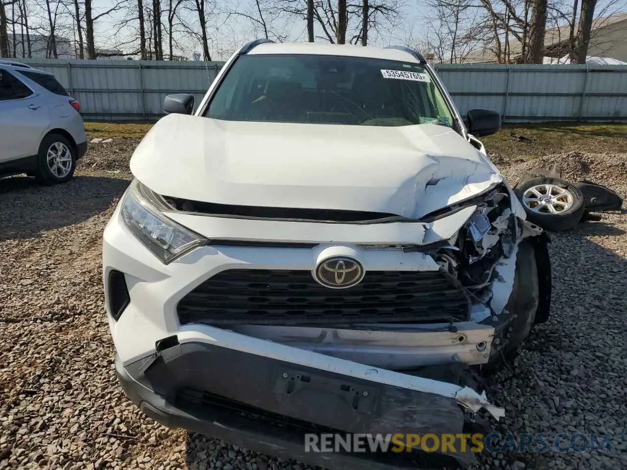 5 fotografías del automóvil dañado JTMF1RFV4KD022710 TOYOTA RAV4 2019