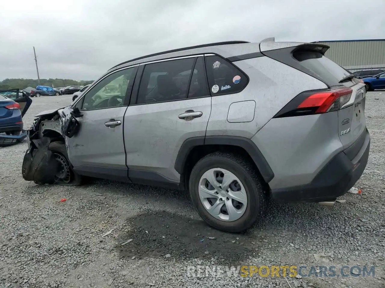 2 fotografías del automóvil dañado JTMF1RFV4KD027177 TOYOTA RAV4 2019