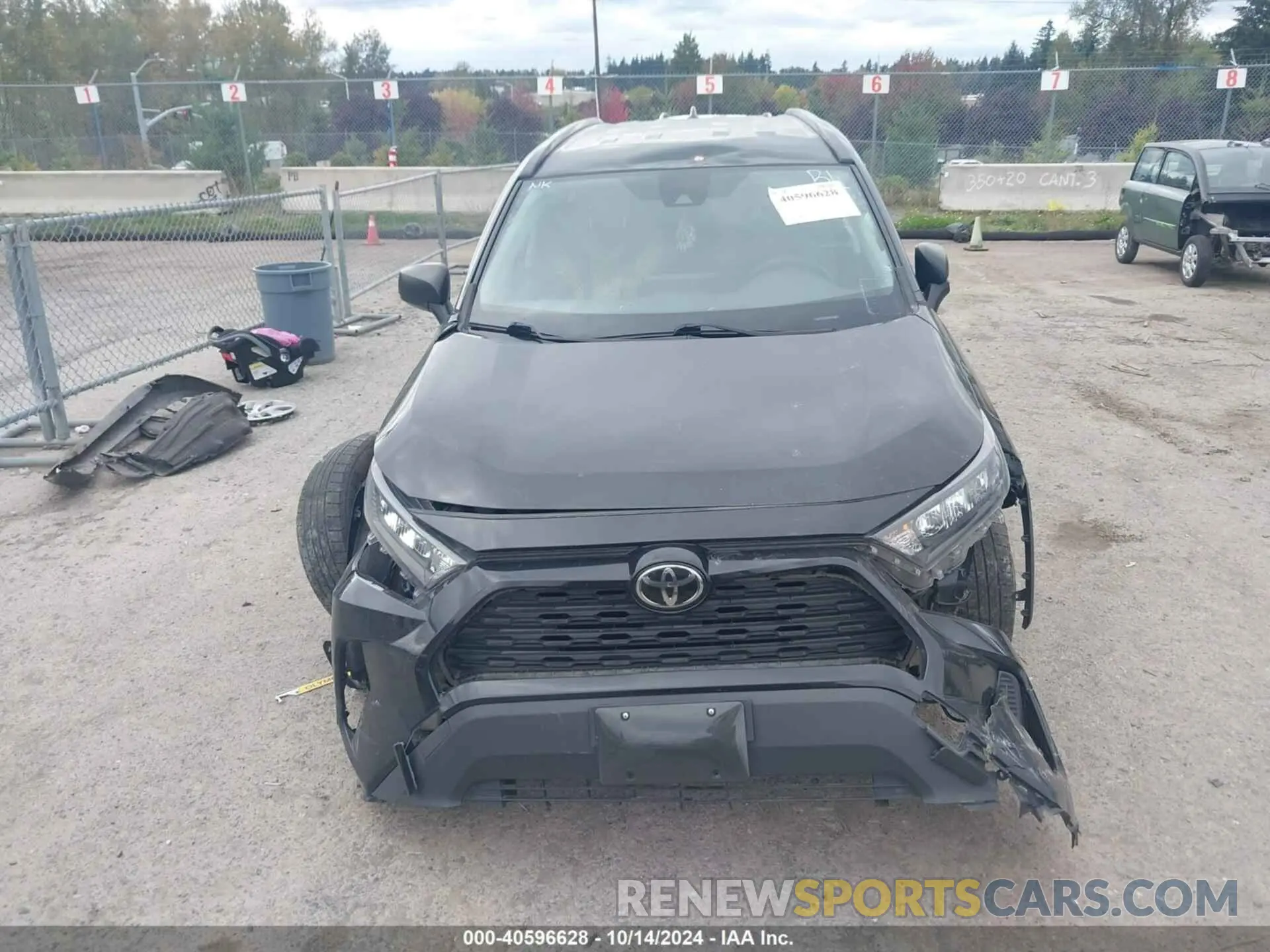 11 fotografías del automóvil dañado JTMF1RFV4KD030550 TOYOTA RAV4 2019