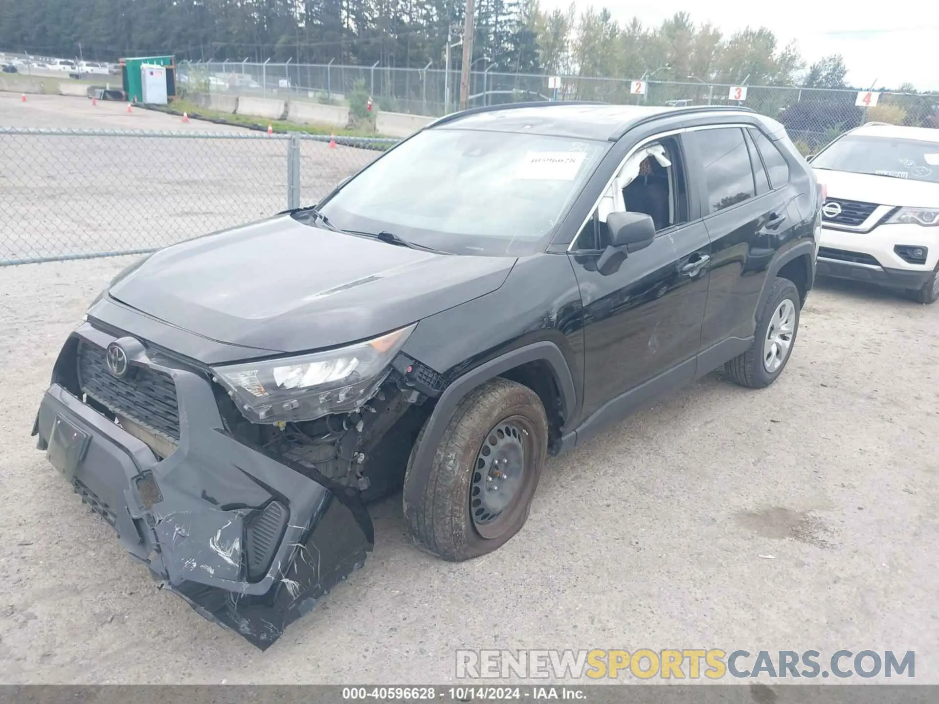 2 fotografías del automóvil dañado JTMF1RFV4KD030550 TOYOTA RAV4 2019