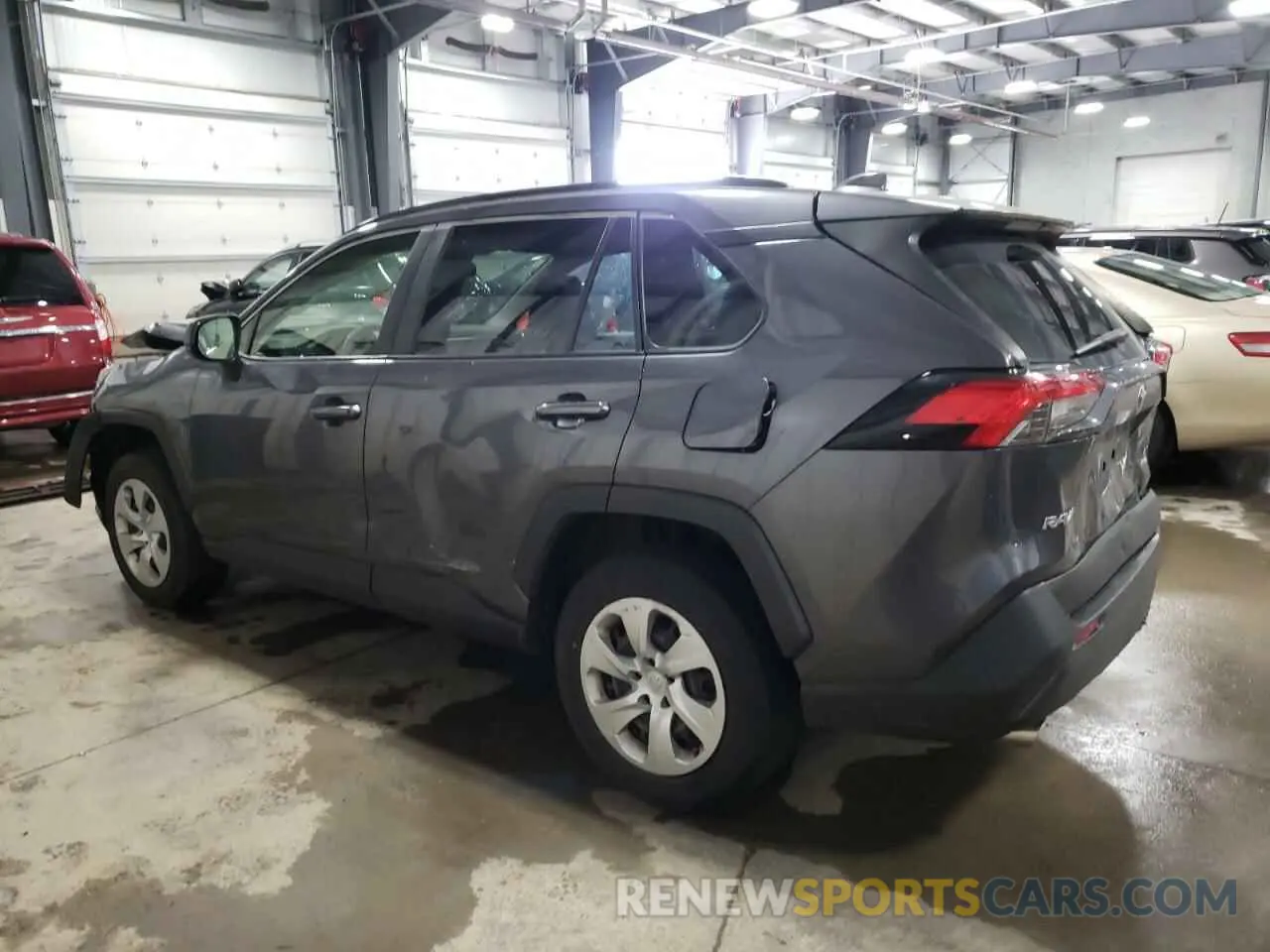 2 fotografías del automóvil dañado JTMF1RFV4KJ003270 TOYOTA RAV4 2019