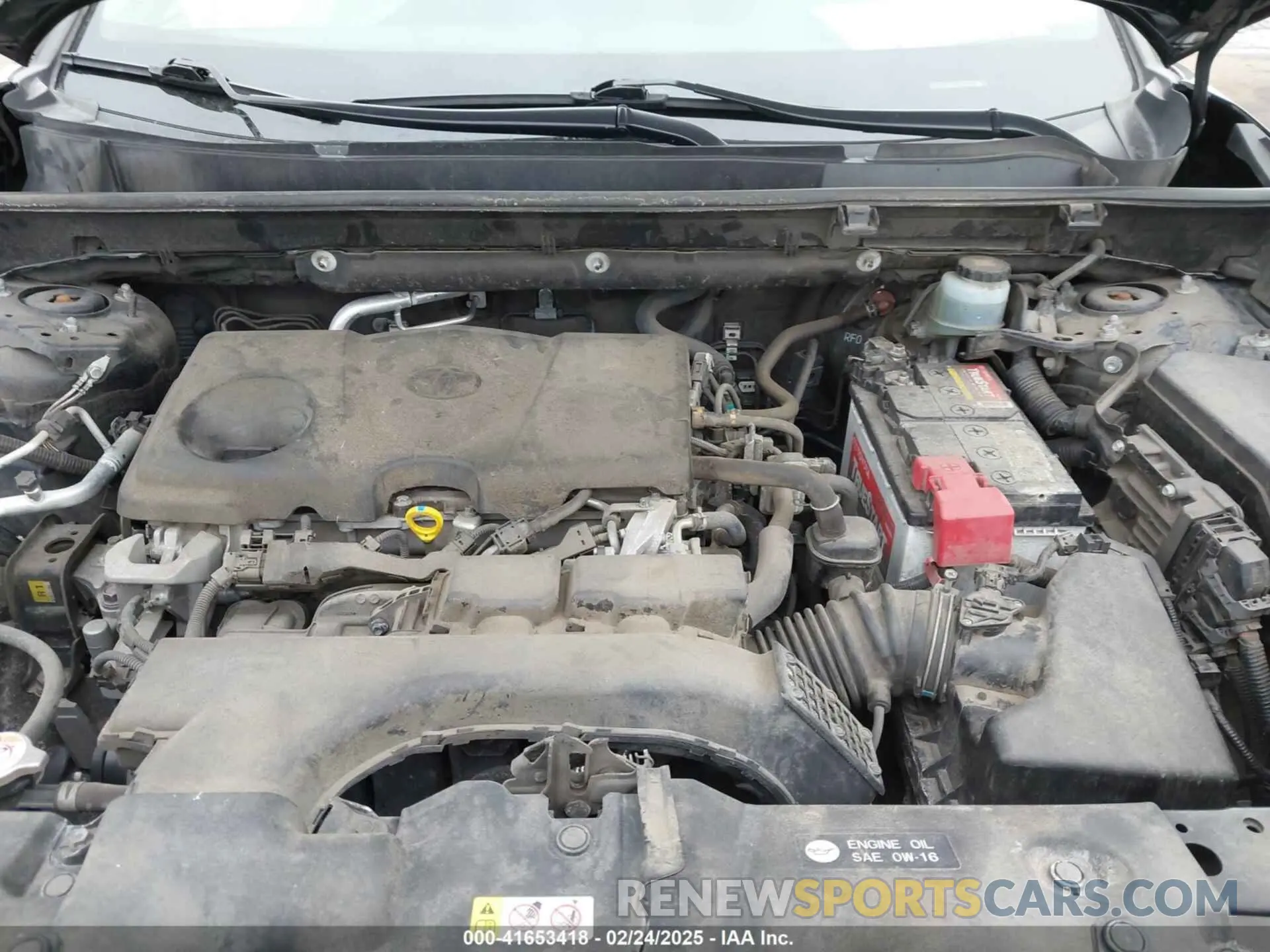 10 fotografías del automóvil dañado JTMF1RFV5KJ011541 TOYOTA RAV4 2019