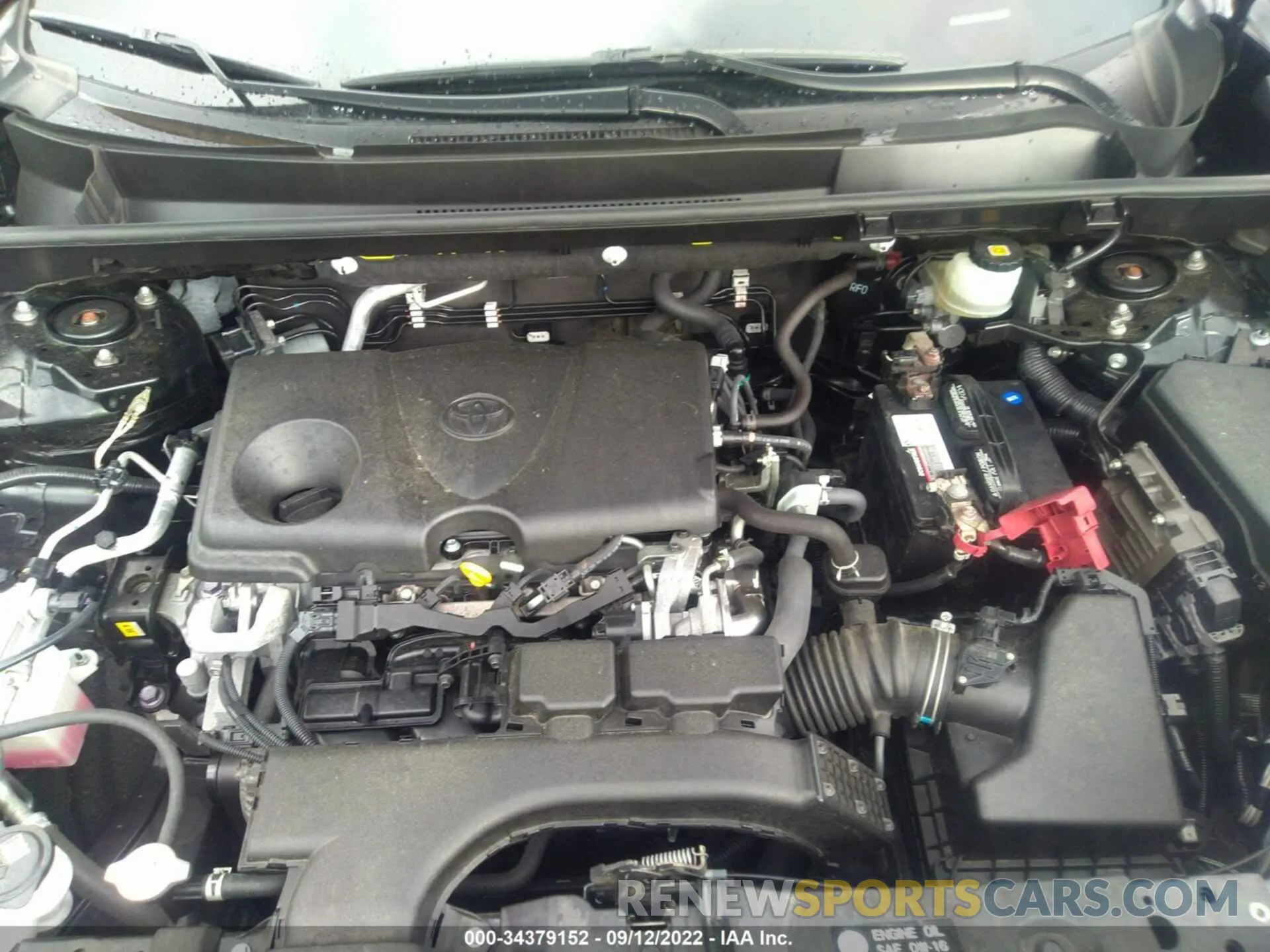 10 fotografías del automóvil dañado JTMF1RFV6KD008212 TOYOTA RAV4 2019