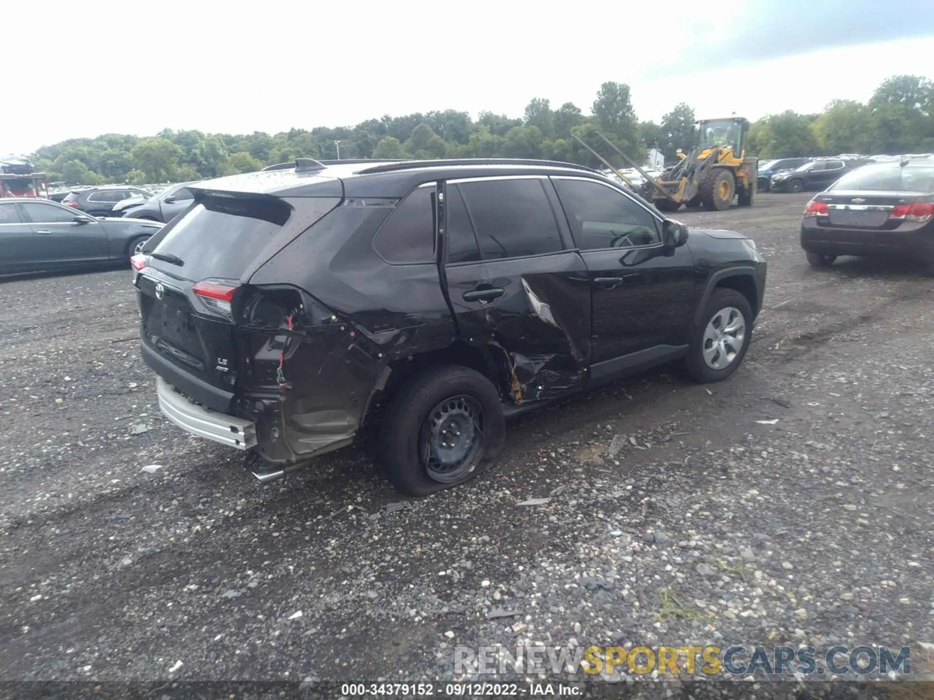 4 fotografías del automóvil dañado JTMF1RFV6KD008212 TOYOTA RAV4 2019