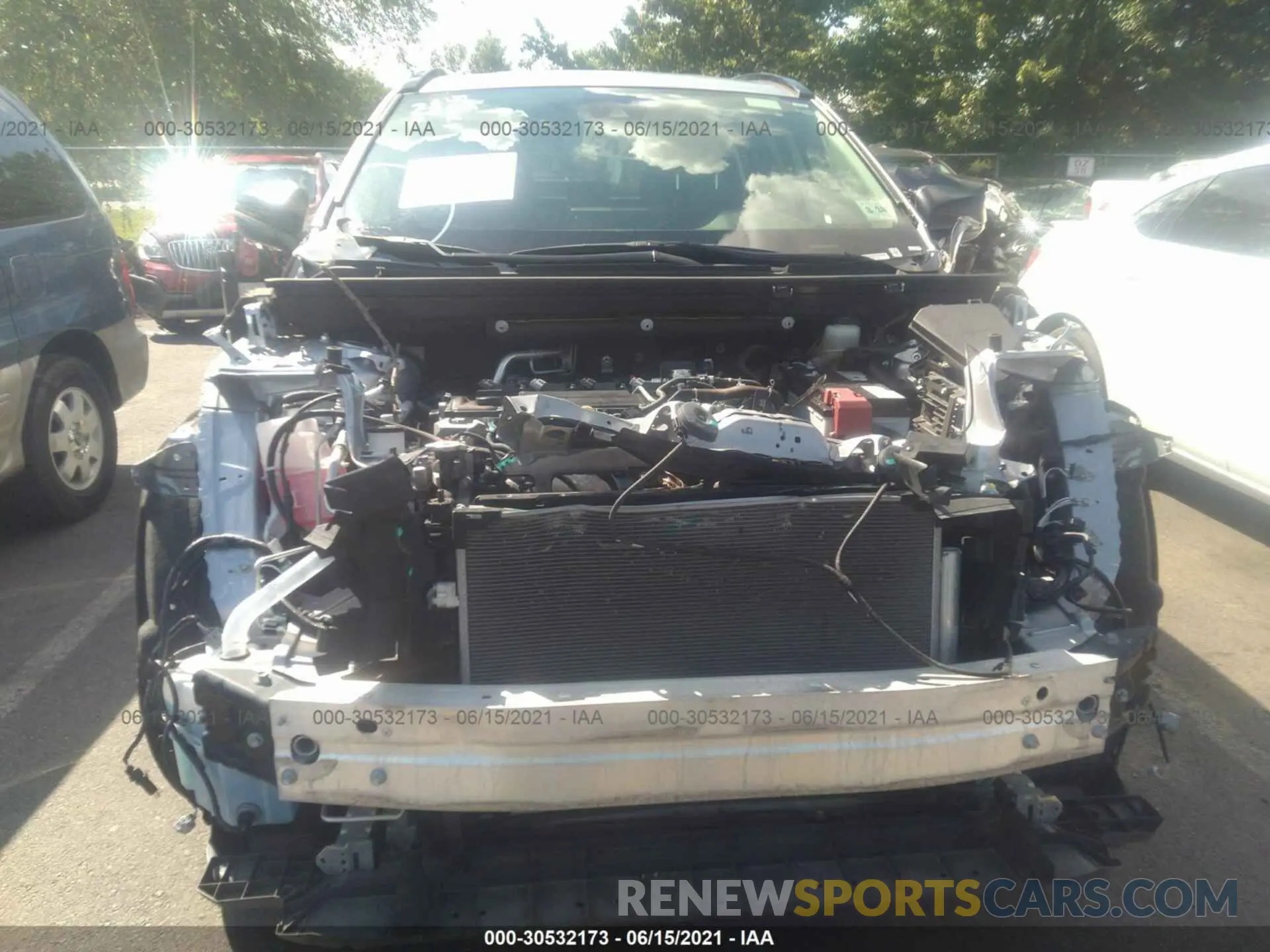 6 fotografías del automóvil dañado JTMF1RFV6KD500531 TOYOTA RAV4 2019