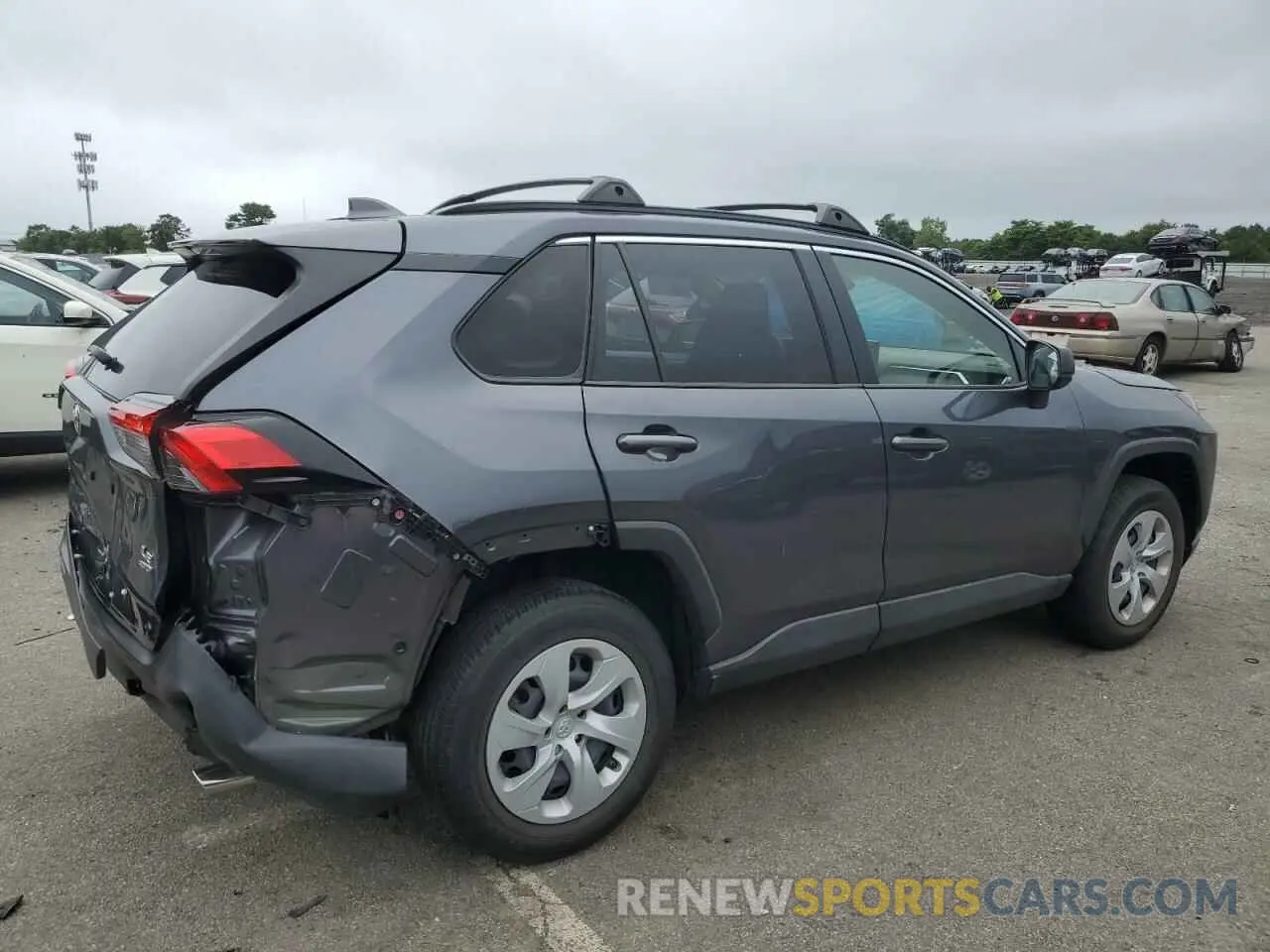 3 fotografías del automóvil dañado JTMF1RFV7KD045415 TOYOTA RAV4 2019