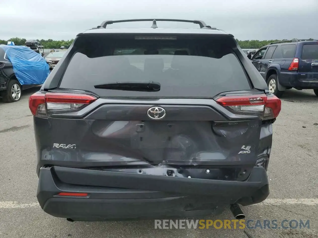 6 fotografías del automóvil dañado JTMF1RFV7KD045415 TOYOTA RAV4 2019