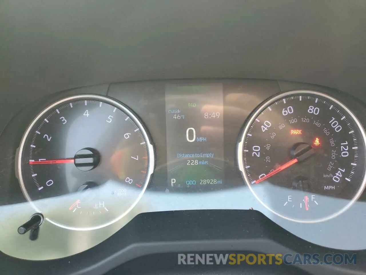 9 fotografías del automóvil dañado JTMF1RFV8KD002525 TOYOTA RAV4 2019