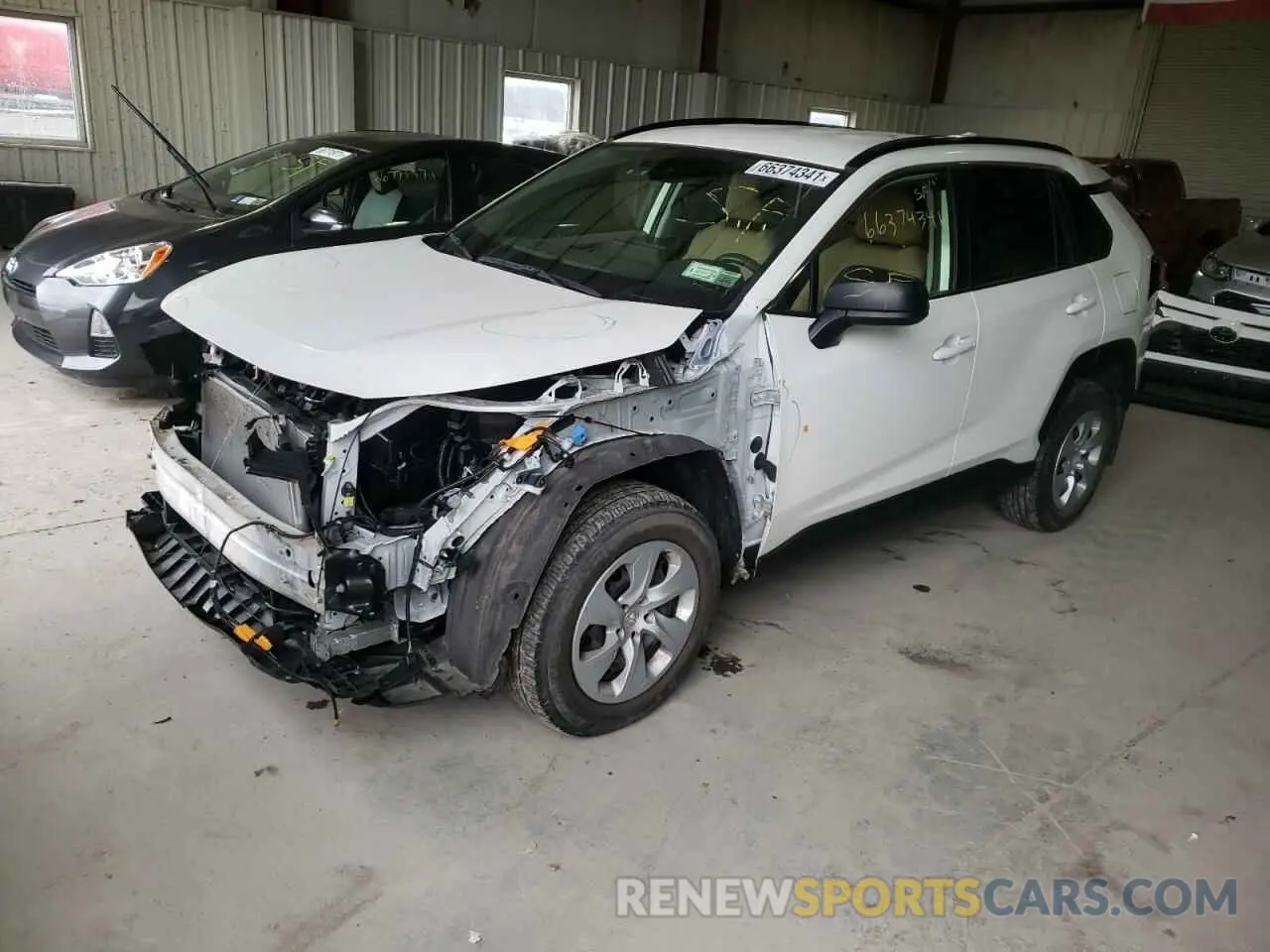 2 fotografías del automóvil dañado JTMF1RFV9KD511720 TOYOTA RAV4 2019