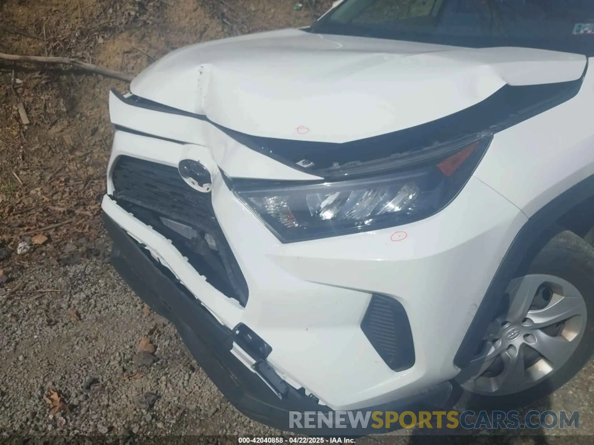 22 fotografías del automóvil dañado JTMG1RFV0KD043865 TOYOTA RAV4 2019
