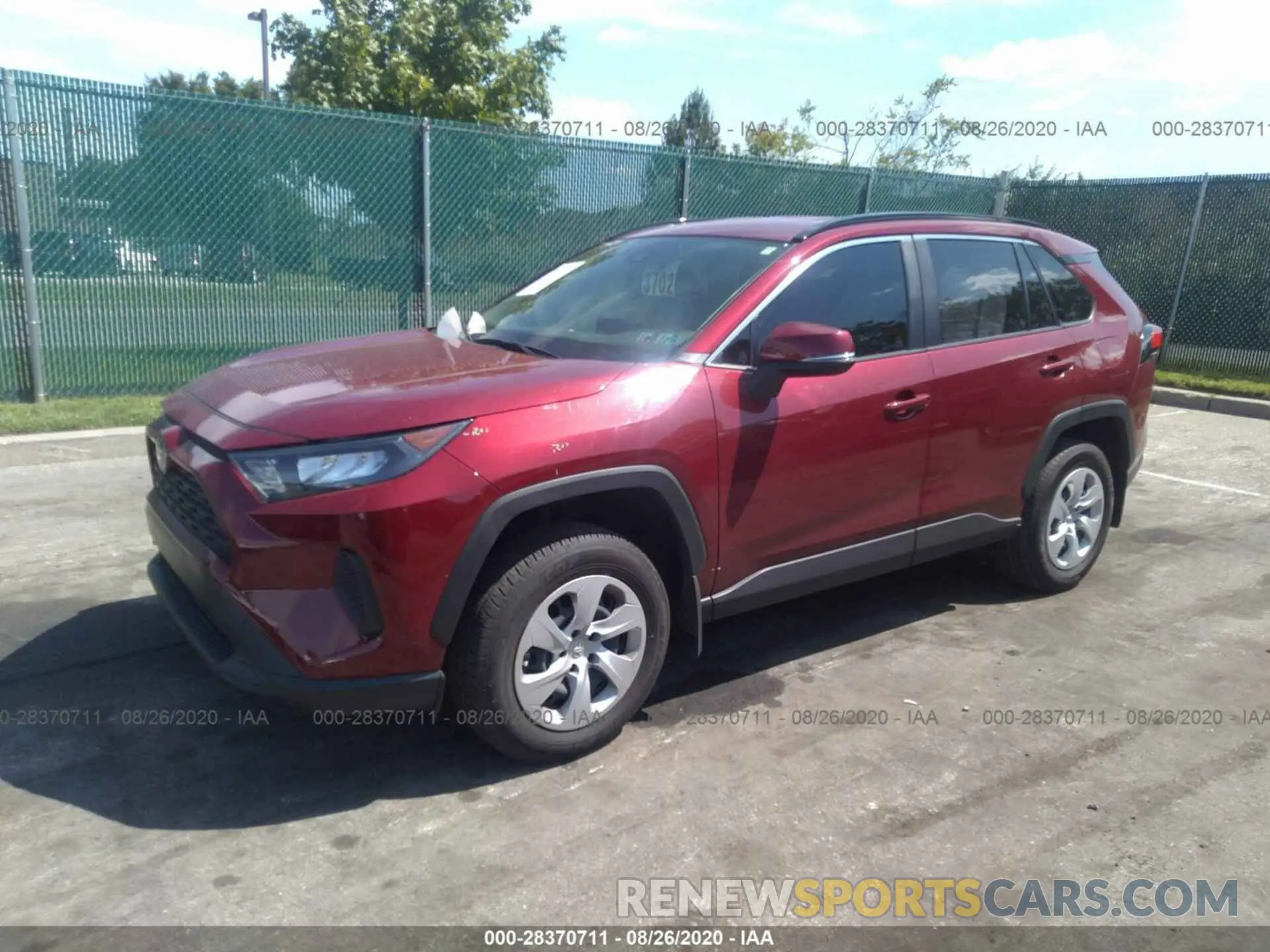 2 fotografías del automóvil dañado JTMG1RFV1KD004234 TOYOTA RAV4 2019