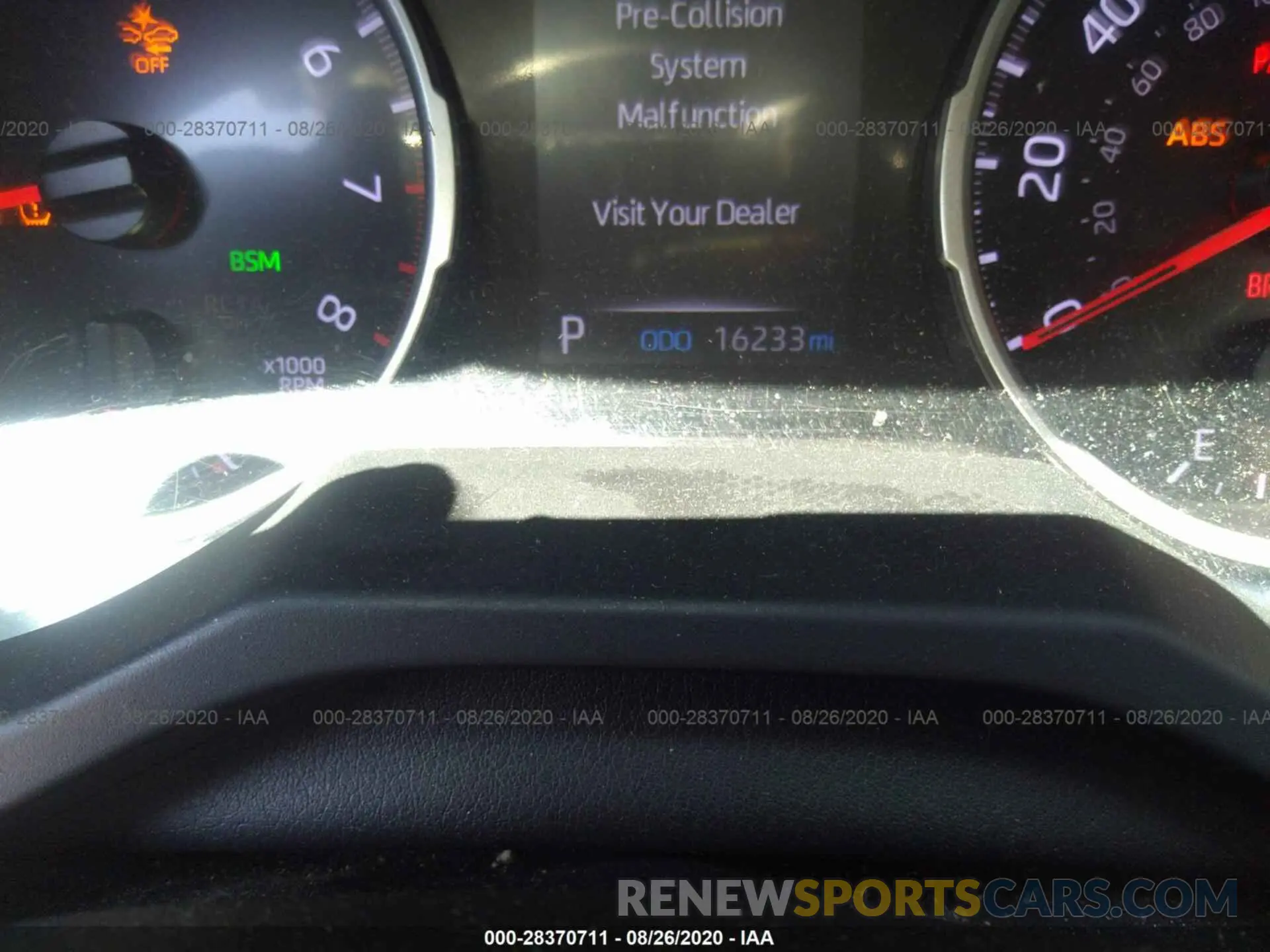 7 fotografías del automóvil dañado JTMG1RFV1KD004234 TOYOTA RAV4 2019