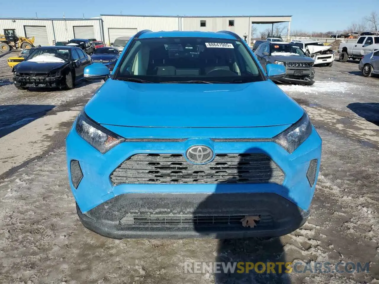 5 fotografías del automóvil dañado JTMG1RFV1KD008686 TOYOTA RAV4 2019