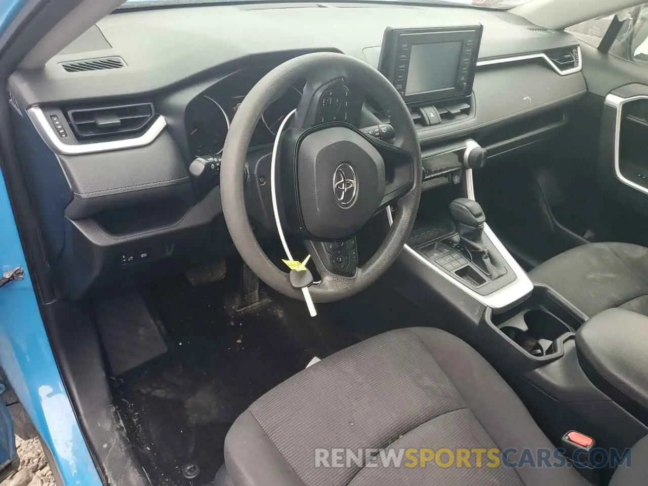 8 fotografías del automóvil dañado JTMG1RFV1KD008686 TOYOTA RAV4 2019