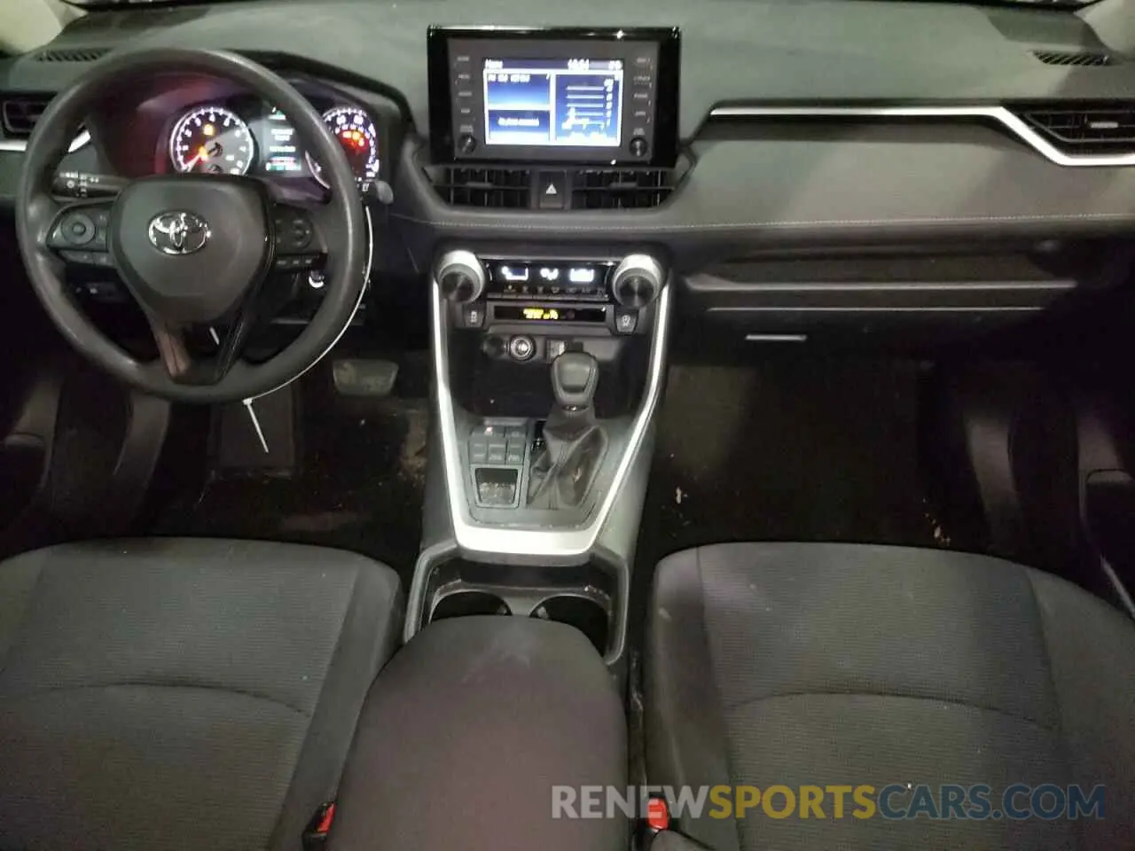 8 fotografías del automóvil dañado JTMG1RFV1KD014231 TOYOTA RAV4 2019