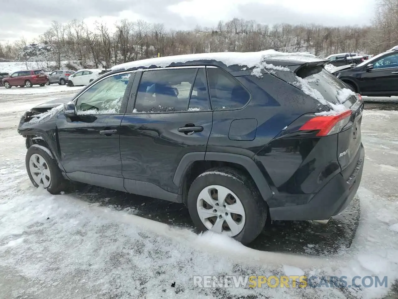 2 fotografías del automóvil dañado JTMG1RFV1KD033183 TOYOTA RAV4 2019