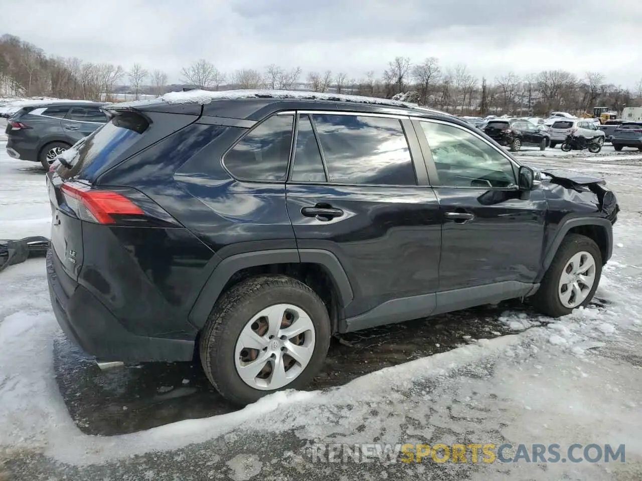 3 fotografías del automóvil dañado JTMG1RFV1KD033183 TOYOTA RAV4 2019