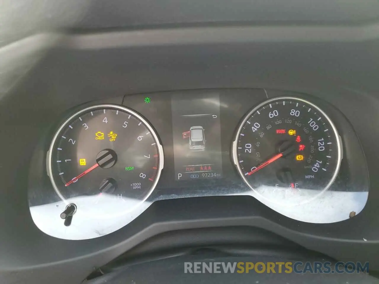 9 fotografías del automóvil dañado JTMG1RFV1KD033183 TOYOTA RAV4 2019