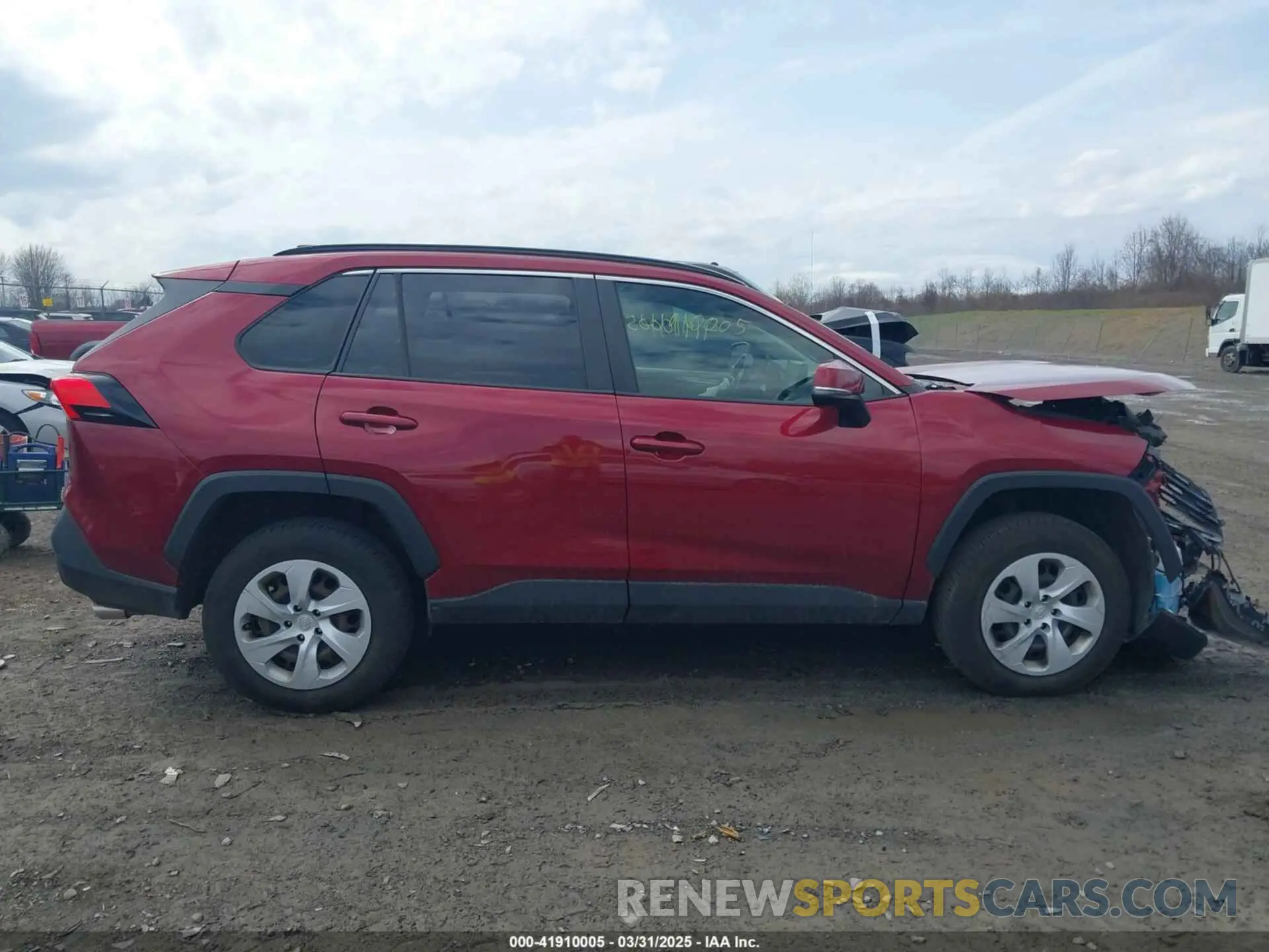 14 fotografías del automóvil dañado JTMG1RFV2KD005523 TOYOTA RAV4 2019