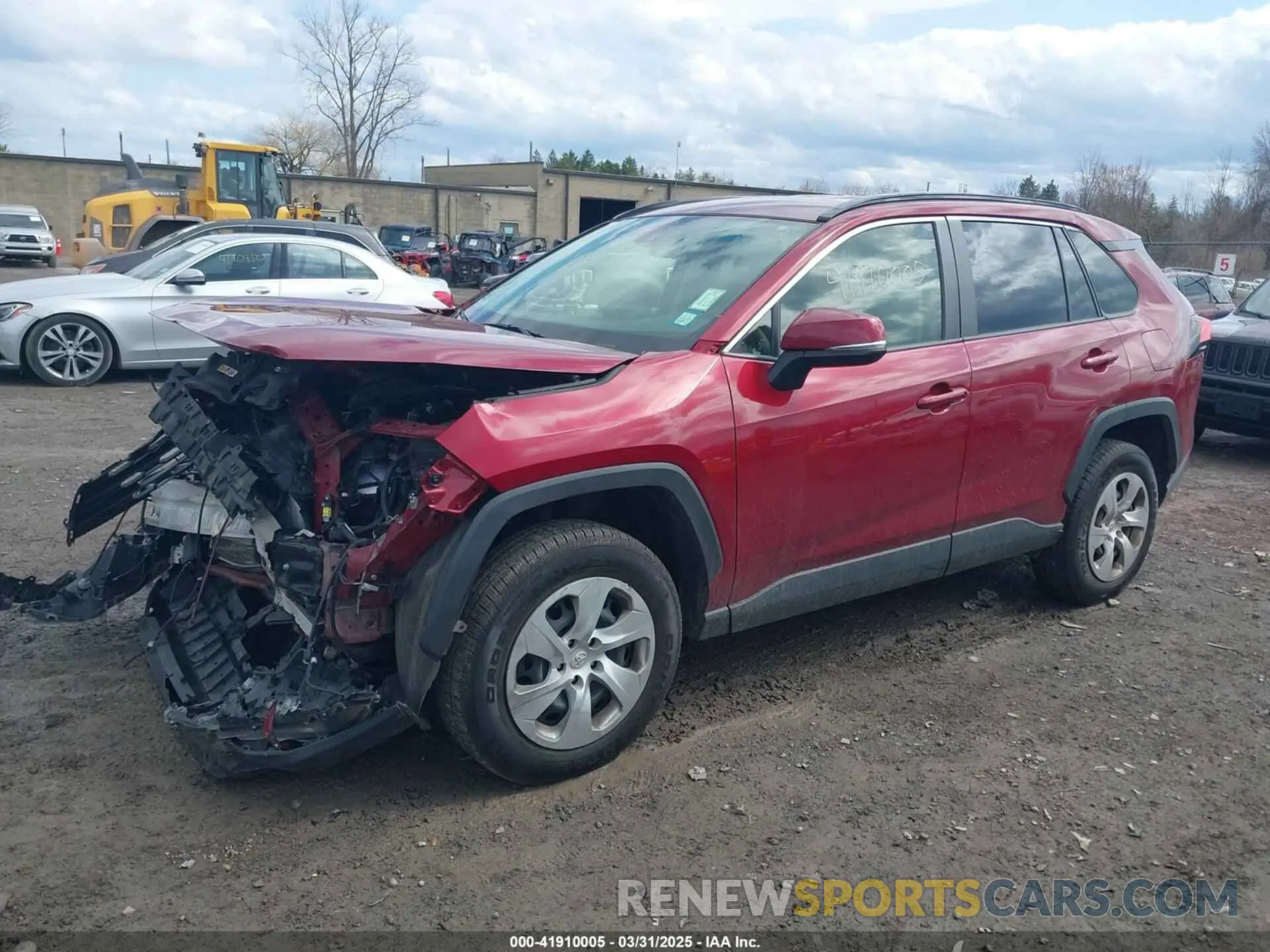 2 fotografías del automóvil dañado JTMG1RFV2KD005523 TOYOTA RAV4 2019