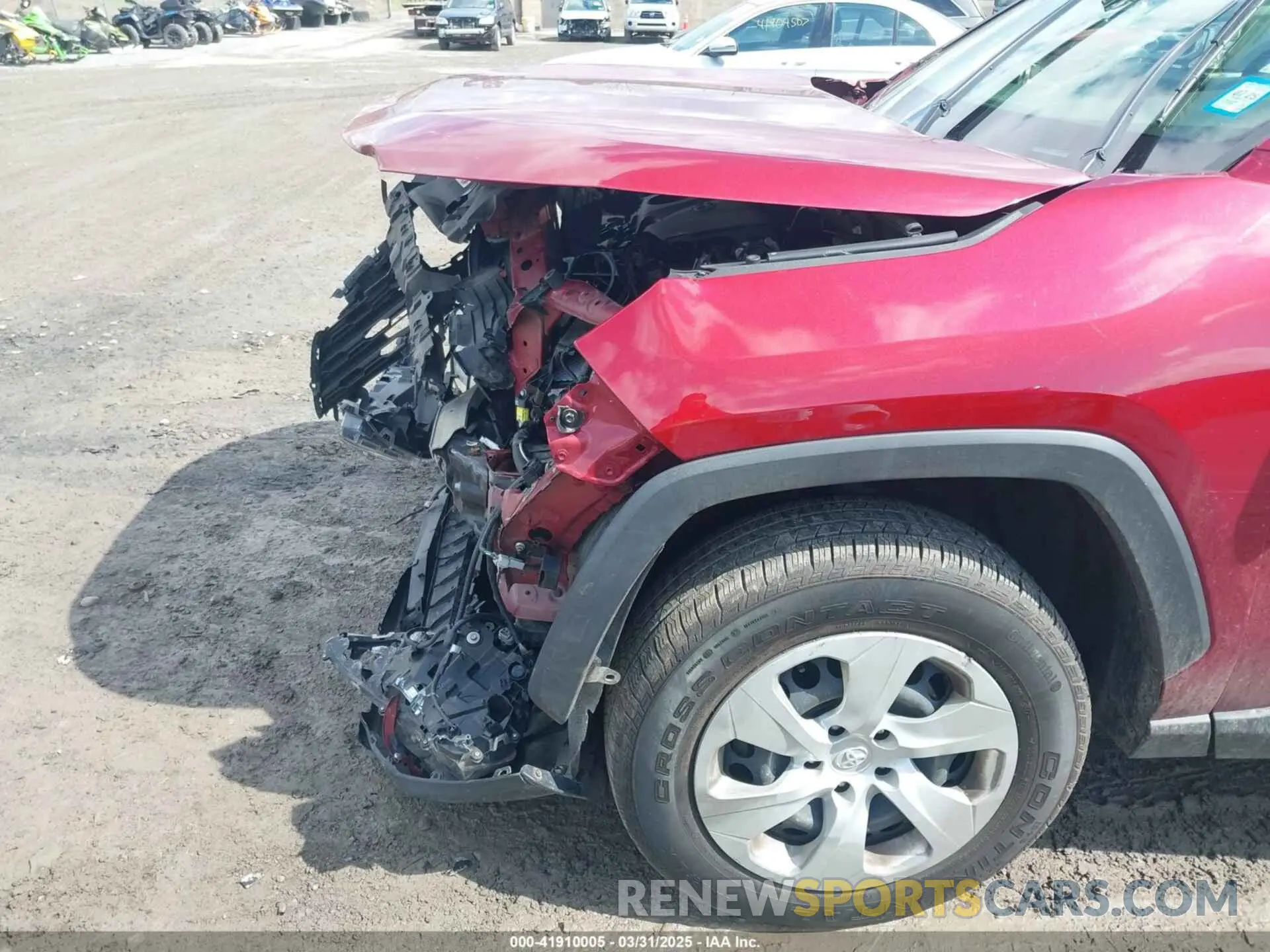 6 fotografías del automóvil dañado JTMG1RFV2KD005523 TOYOTA RAV4 2019